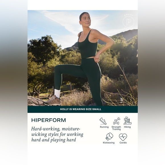 PAVOI ACTIVE‎ Leggings with Pockets | Compressive High Waisted Butt Sculpting - Picture 3 of 5